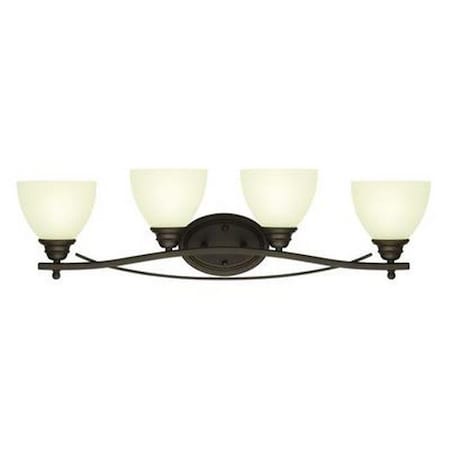 Westinghouse Westinghouse 6303500 Elvaston Four Light Indoor Wall Fixture; Oil Rubbed Bronze 6303500